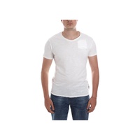 Yes Zee Men's White Cotton T-Shirt - XL thumbnail