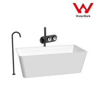 2021 New Marble Stone handle matte black wall taps 1/4 turn matte black pattern thumbnail