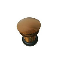 2021 new brushed Nickel Brushed stainless steel Pop Up Waste Plug 40 mm NO Overflow thumbnail