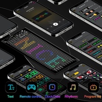 Programmable LED Matrix Panel Flexible Screen IP65 with APP Control 70*173mm thumbnail