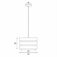 Trio Pendant Light - Grey thumbnail