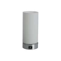 Julie Cylinder Touch Lamp with USB Port thumbnail