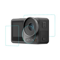 Tempered Glass Film Set for Dji Action 3 - 3-in-1 Protection for Front and Back Screens and Lenses thumbnail