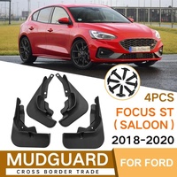 For Ford Focus St Saloon 2018-2020 4Pcs / Set Car Auto Soft Plastic Splash Flaps Fender Guard thumbnail