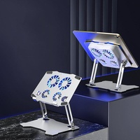 Aluminum Laptop Cooling Stand with 4 Fans thumbnail