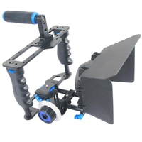 Large Handle Camera Cage & Matte Box Kit For Dslr / Video Camera thumbnail