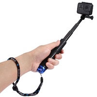 Extendable Monopod for Gopro and Other Action Cameras - 19-49cm thumbnail