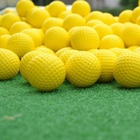Set of 10 Rubber Indoor Golf Balls thumbnail