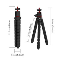 Flexible Mini Octopus Tripod with Remote for Slr Gopro Cellphone thumbnail
