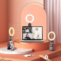Desktop Ring Fill Light with Multi-function Bracket - 3000-6500k thumbnail
