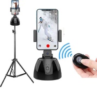 Smart 360-degree Follow-up Tripod Head for Live Video Recording with Battery thumbnail