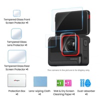 Tempered Film Protective Stickers for Insta360 Ace Amagisn Sports Camera - 3 In 1 thumbnail