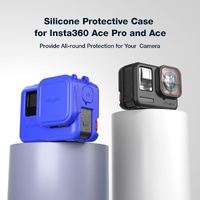 Silicone Case for Insta360 Ace Camera - Protect your Gear - For Insta360 Ace Pro (Black) thumbnail