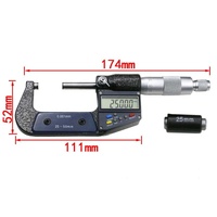 Electronic Digital Micrometer - 25-50mm 0.001mm Resolution thumbnail