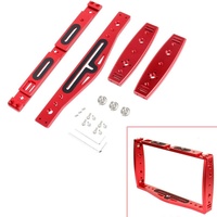 Diving Dual Handheld Grip Bracket Stabilizer Extension Phone Clamp Camera Rig Cage Underwater Case For Gopro Hero9 /8 /7 - Red thumbnail