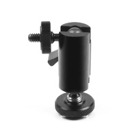 Universal Dual Ballhead Cold Shoe Mount for Action Cameras thumbnail