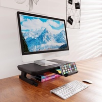 Adjustable Laptop Stand with Storage Drawer - Height Riser - Basic thumbnail
