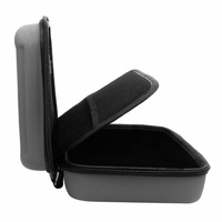 Portable Diamond Texture Leather Bag for Dji Mobile 3 - Black thumbnail