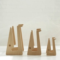 Bamboo Wood Desktop Storage Rack for Computers and Tablets thumbnail