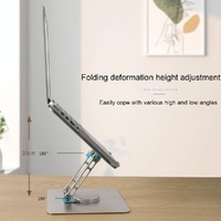 Foldable Rotating Laptop Cooling Stand - Multifunctional thumbnail