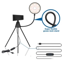 Dimmable Led Ring Light with Phone Tripod Stand thumbnail