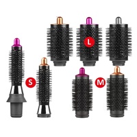 Gold 20mm Cylinder Comb for Dyson Airwrap - 20Mm  Cylinder Comb Rose Red thumbnail