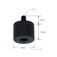 4-Piece A18 1 / 4 Female To M4 Male Screw Adapter thumbnail