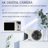 Retro 4K Digital Camera With 2.7 Lcd Screen - 30W Standard White thumbnail