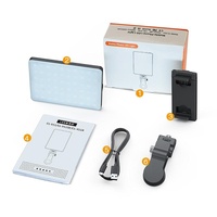 5w Mobile Phone Fill Light with Screen for Live Broadcast and Pocket Light thumbnail
