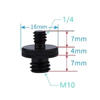 4-Piece Screw Adapter 1 / 4 Male To M10 Male thumbnail