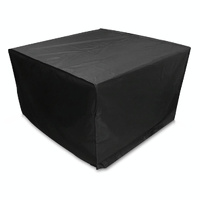 Outdoor Furniture Set Cover - Anti-uv Waterproof Dust-proof 210d Oxford Cloth Folding 126x126x74cm Black thumbnail