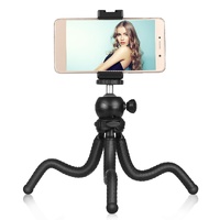 Flexible Mini Octopus Tripod with Ball Head and Phone Clamp thumbnail