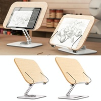 360-degree Rotating Desktop Bookshelf with Tablet Stand thumbnail