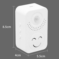 Entrance Voice Broadcaster - Small Horn Sensor For Doorbell Use - Battery Square thumbnail