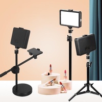 Portable 6-inch Flat-panel Live Fill Light with Adjustable Temperature and Small Tripod thumbnail