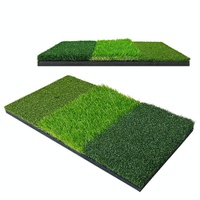 Indoor Golf Practice Pad - 3-in-1 Swing Mat for Hitting and Chipping - 90X40Cm thumbnail