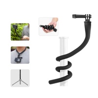 Versatile Octopus Tripod for Action Camera and Phone - Flexible Mount - With Phone Clip Kit thumbnail