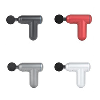 Compact Vibrating Fascia Massage Gun - Gray thumbnail
