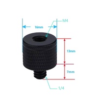 4-Piece A29 M4 To 1 / 4 Male Screw Adapter Set thumbnail