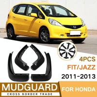 For Honda Fit Jazz 2011-2013 4Pcs / Set Car Auto Soft Plastic Splash Flaps Fender Guard thumbnail