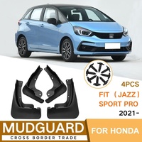 For Honda Fit Jazz Sport Pro 2021 4Pcs / Set Car Auto Soft Plastic Splash Flaps Fender Guard thumbnail