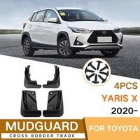 For Toyota Yaris X 2020-2023 4Pcs / Set Car Auto Soft Plastic Splash Flaps Fender Guard thumbnail