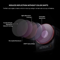 Pro Version Camera Lens Filter Set for Dji Action 3 - Nd 8 / 16 / 32 / 64 thumbnail
