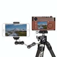 Versatile Dual Ballhead Magic Arm For Camera And Monitor Mounting - Tm-4 thumbnail