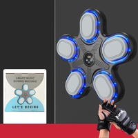 Bluetooth Music Boxing Machine With Adult Gloves - Reaction Training - With Children Gloves thumbnail