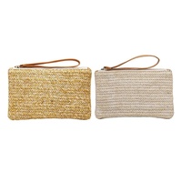 Beach Straw Clutch Coin Purse for Summer Fun thumbnail