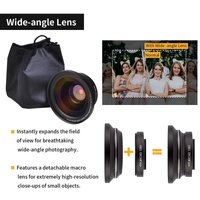 Af2 5600Px 18X Zoom 4K Digital Video Camera With Hood & Microphone & Wide-Angle Lens thumbnail