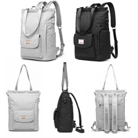 Waterproof Usb Laptop Backpack - Gray Large thumbnail