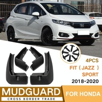For Honda Fit Jazz Sport 2018-2020 4Pcs / Set Car Auto Soft Plastic Splash Flaps Fender Guard thumbnail