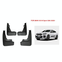 For Bmw X6 G06 Sports 2020-2023 4Pcs / Set Car Auto Soft Plastic Splash Flaps Fender Guard thumbnail
